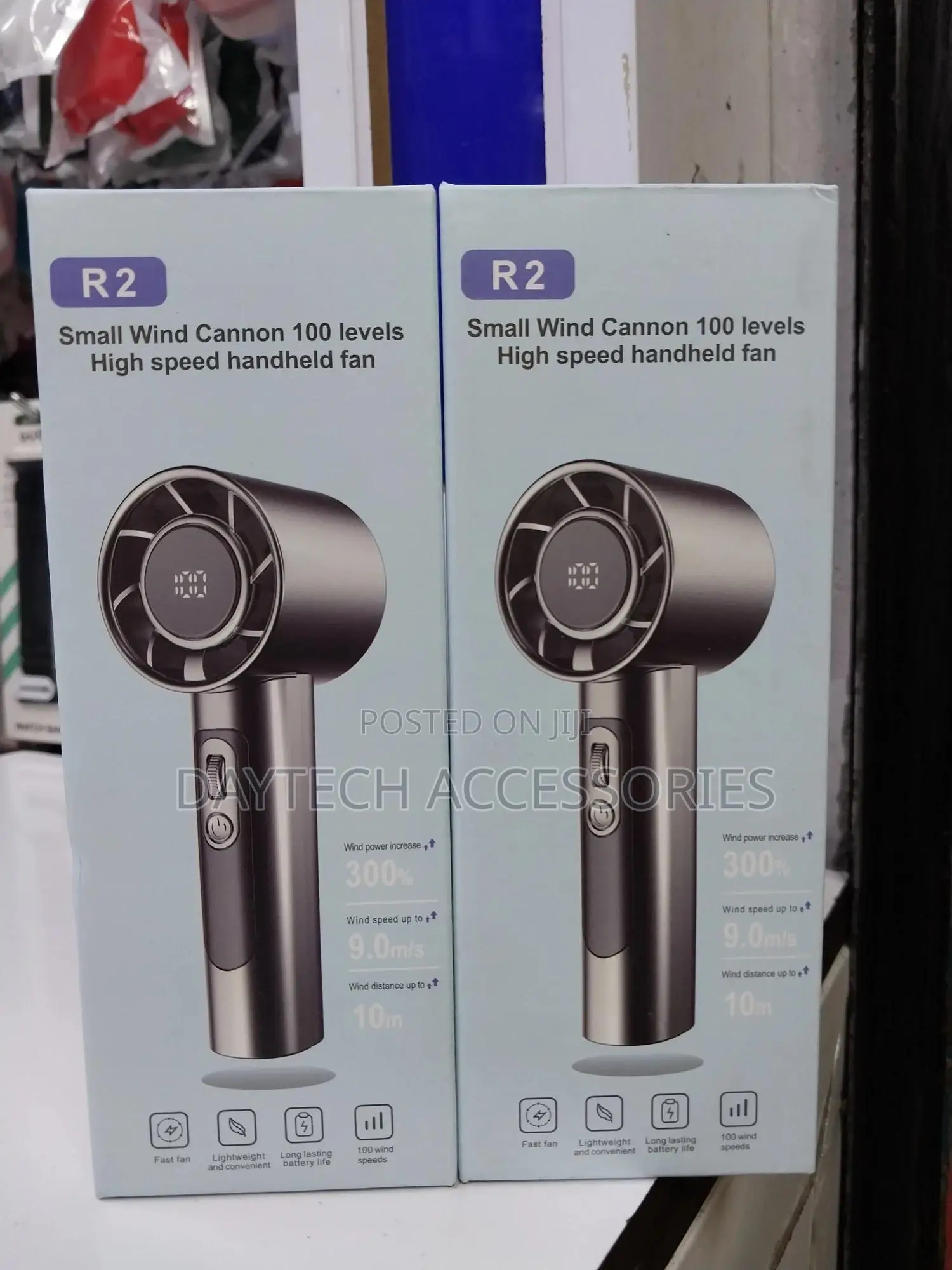 100 Speed Handheld Fan Rechargeable