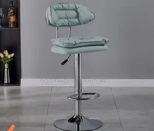 Unique Design Padded Bar Stool With Metal Base Fr4za