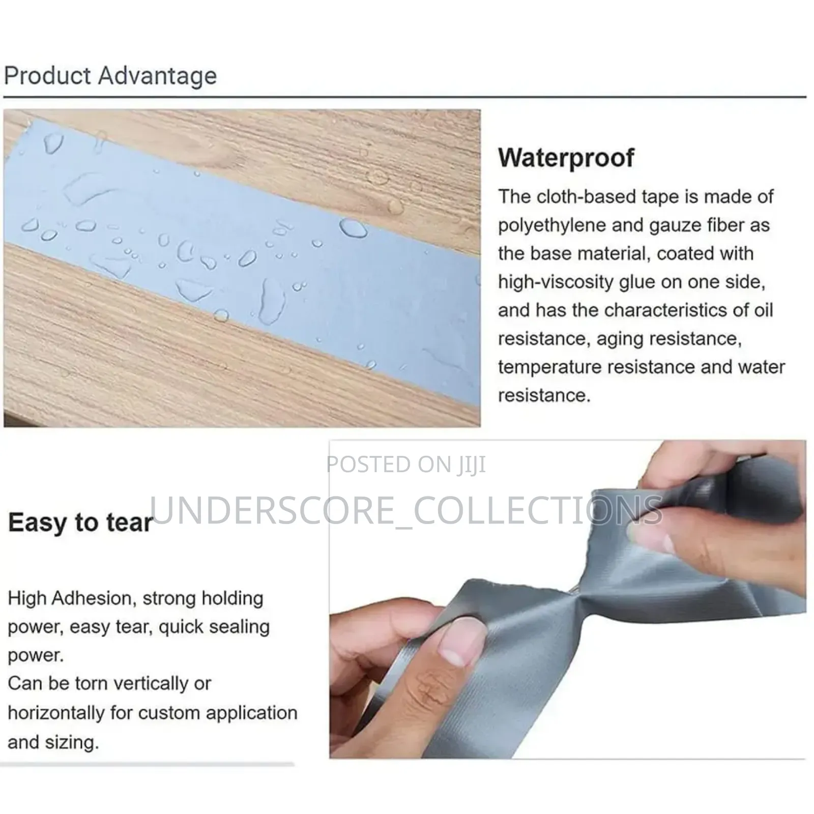 Waterproof Carpet Binding Adhesive Tape