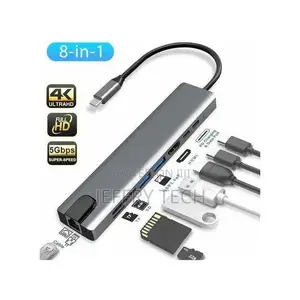 Universal 8 in 1 Usb C Adapter With Hdmi