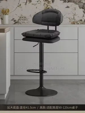 Unique Comfy Padded Counter Bar Stool Black Kl7yf