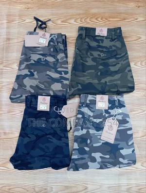 Quality Unisex Camouflage Khaki Combat Cargo Pants Trousers