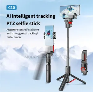 C10 Phone Stabilizer Gimbal Ai Face Tracking Selfie Stick