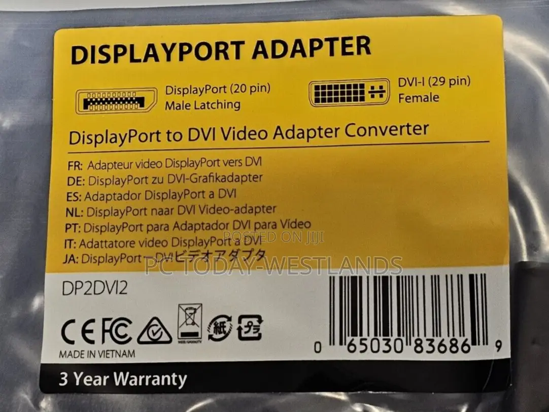 Startech.Com Displayport to Dvi-I Adapter - 1920x1200 -