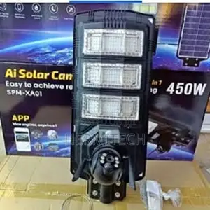 Solar Street Light With V380 4g 10x Dual-Lens Hd Camera