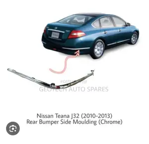 Nissan Teana Rear Bumper Chrome Moulding Available
