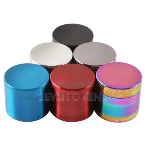 4 Metallic Dry Herb Grinder 63mm Diameter