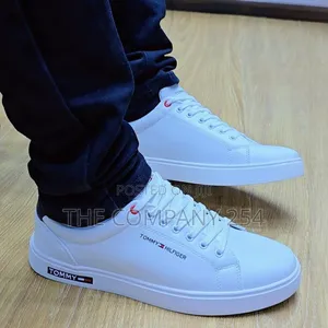 Quality Leather Rubber Sole Tommy Hilfiger Casual Wear Shoes
