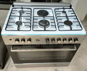 BJS Silver 60x90 5+1 Hot Plate Gas Cooker, Oven 90l