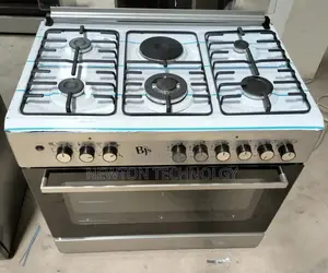 BJS Silver 60x90 5+1 Hot Plate Gas Cooker 90l Oven