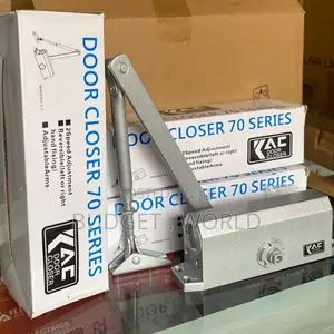 (Silver) - Automatic Door Closer Commercial or Residential