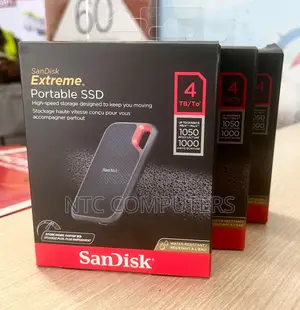 Sandisk E61 Extreme Portable External SSD V2 4tb - Black - S
