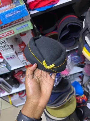 Black Women's Stewardess Hats/Hostess Hats