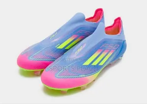 Blue Fusion, Lucid Lemon and Lucid Pink F 50 Football Boots