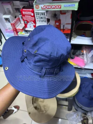 Navy Blue Quality Material Safari Hats