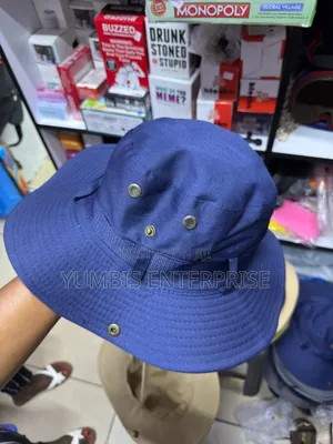 Navy Blue Quality Material Safari Hats