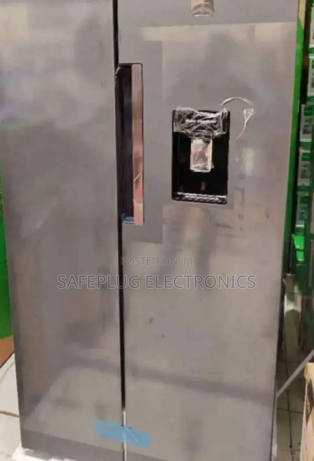 Fridge Syinix 460l, Side By Side With Dispenser; Silver