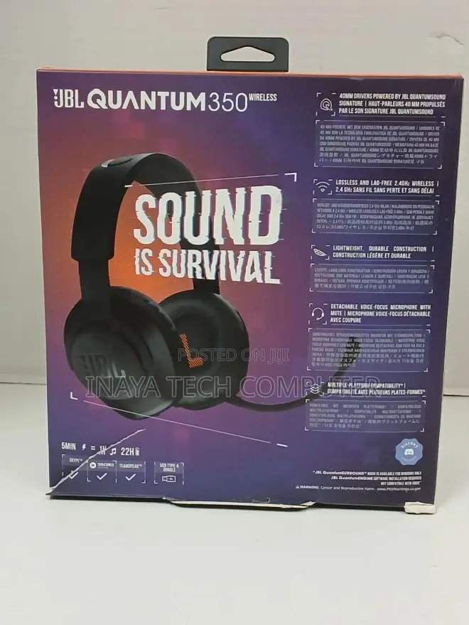 JBL Quantum 350 Wireless Headset || JBL Quantum 350 Headset
