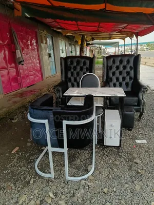 Manicure Set, Pedicure Leather Seats
