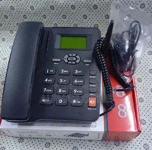GSM Deskphone Supporting Sms, Caller Id, and Battery Backups