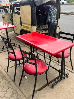 Restaurant And Bar Chairs And Table Set