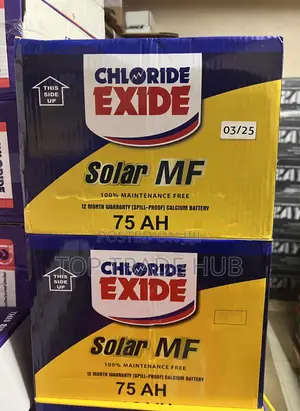 Chloride Exide Solar Mf Battery 12v 75ah