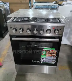 60by 60 3+1 Standing Cooker With Electric Oven Syinix