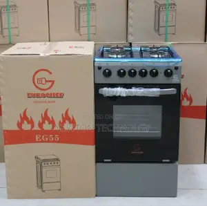Full Gas With Electric Oven +Timer Standing Eurochef Cooker