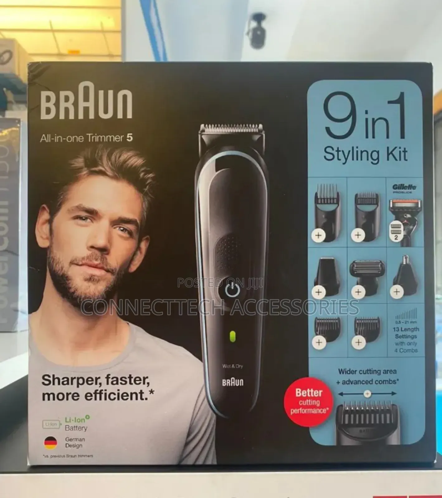 Braun All-in-one Trimmer 5, A 9-in-1 Styling Kit For Men