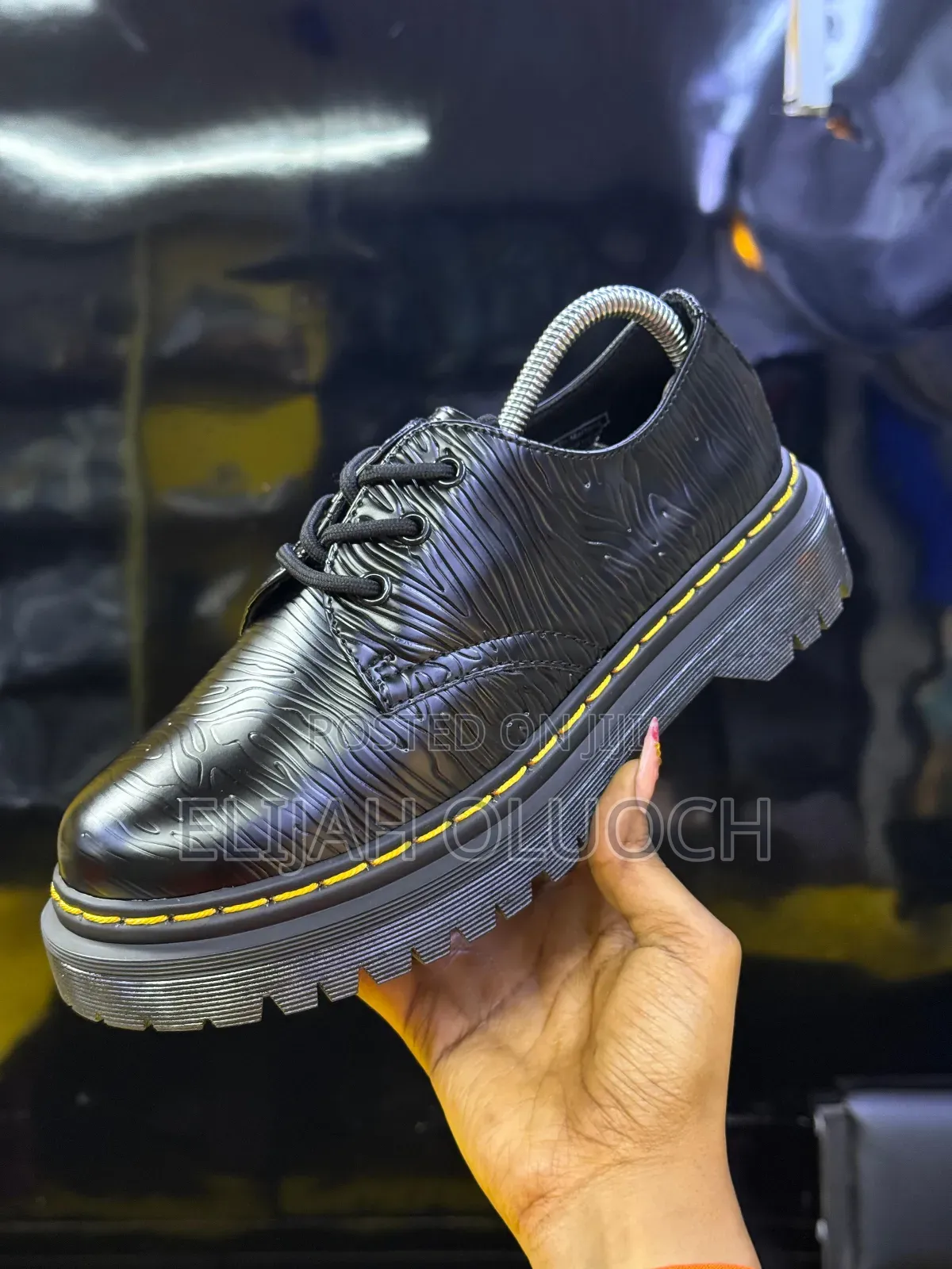 Dr. Martens 1461 Zebra Gloss Emboss Smooth Size 38__45