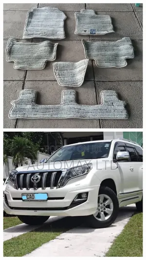 7 Seater Beige Floor Mats for Toyota Land Cruiser Prado J150