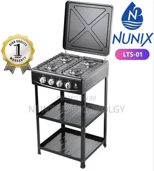 Nunix Full Gas Standing Cooker With Shelf