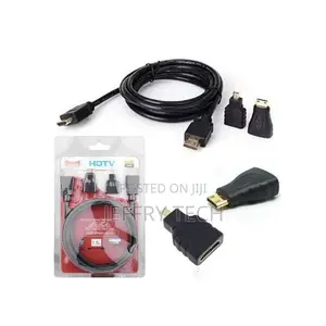 HDTV 3 in 1 Cable Also Suitable as Hdmi 3 in 1 Cable