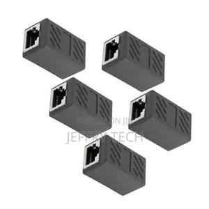 5pcs Rj45 Lan Cable Extension Connector