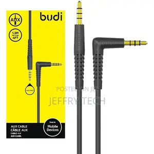Budi 3.5mm Jack to Jack Aux Audio Cable 1.2m Long