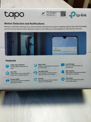 Tp-Link Tapo C100 Wireless CCTV Camera