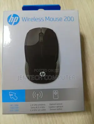 Hp Wireless Mouse 200 Black