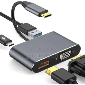 4 in 1 Usb C Hdmi Type C to Hdmi Adaptor Vga Usb3.0