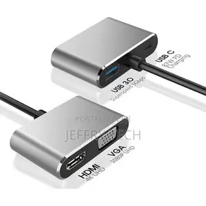 4 in 1 Usb C Hdmi Type C to Hdmi Adaptor Vga Usb3.0