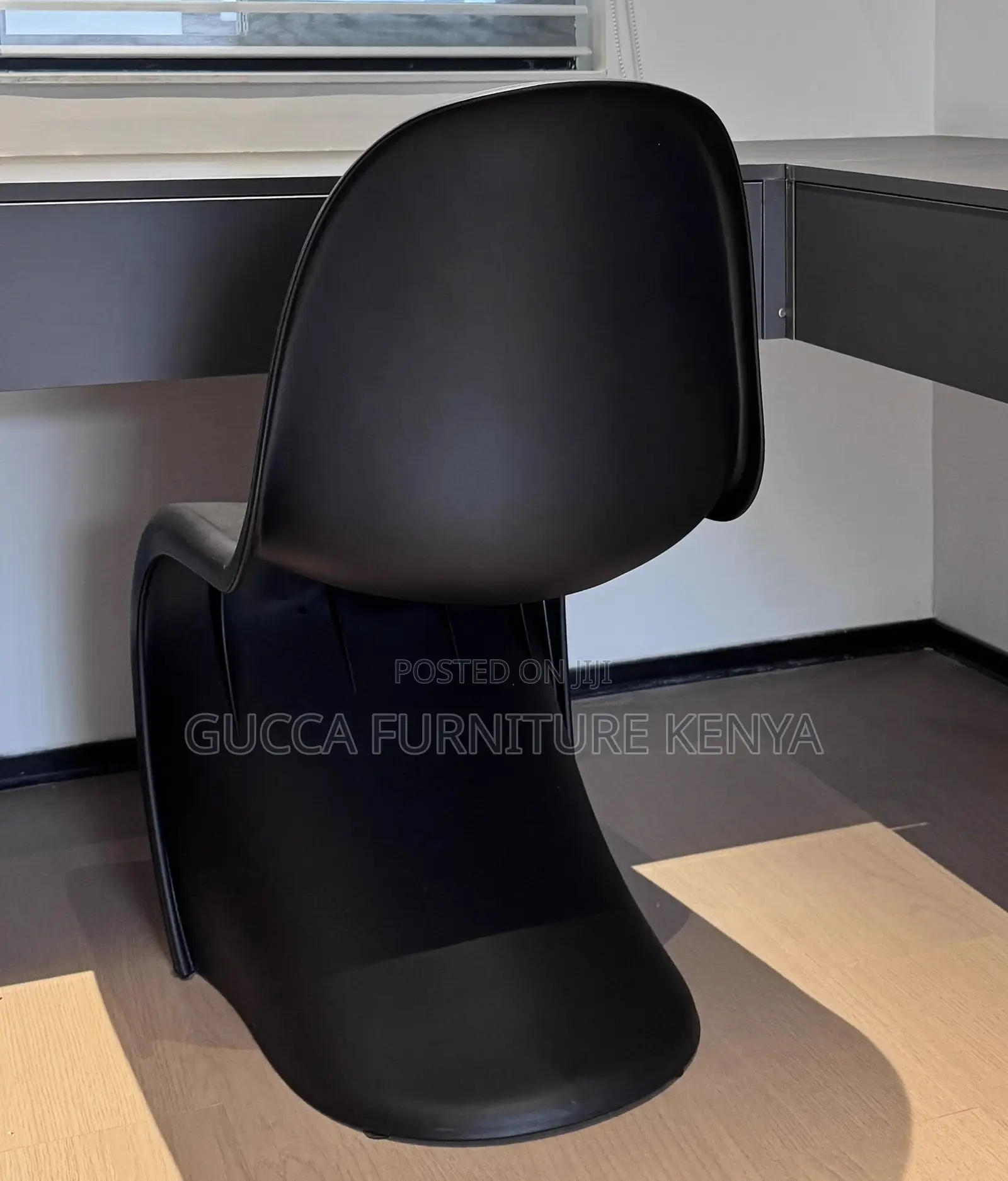 Office Chair: Stackable Black Patio Armless Dining Stool