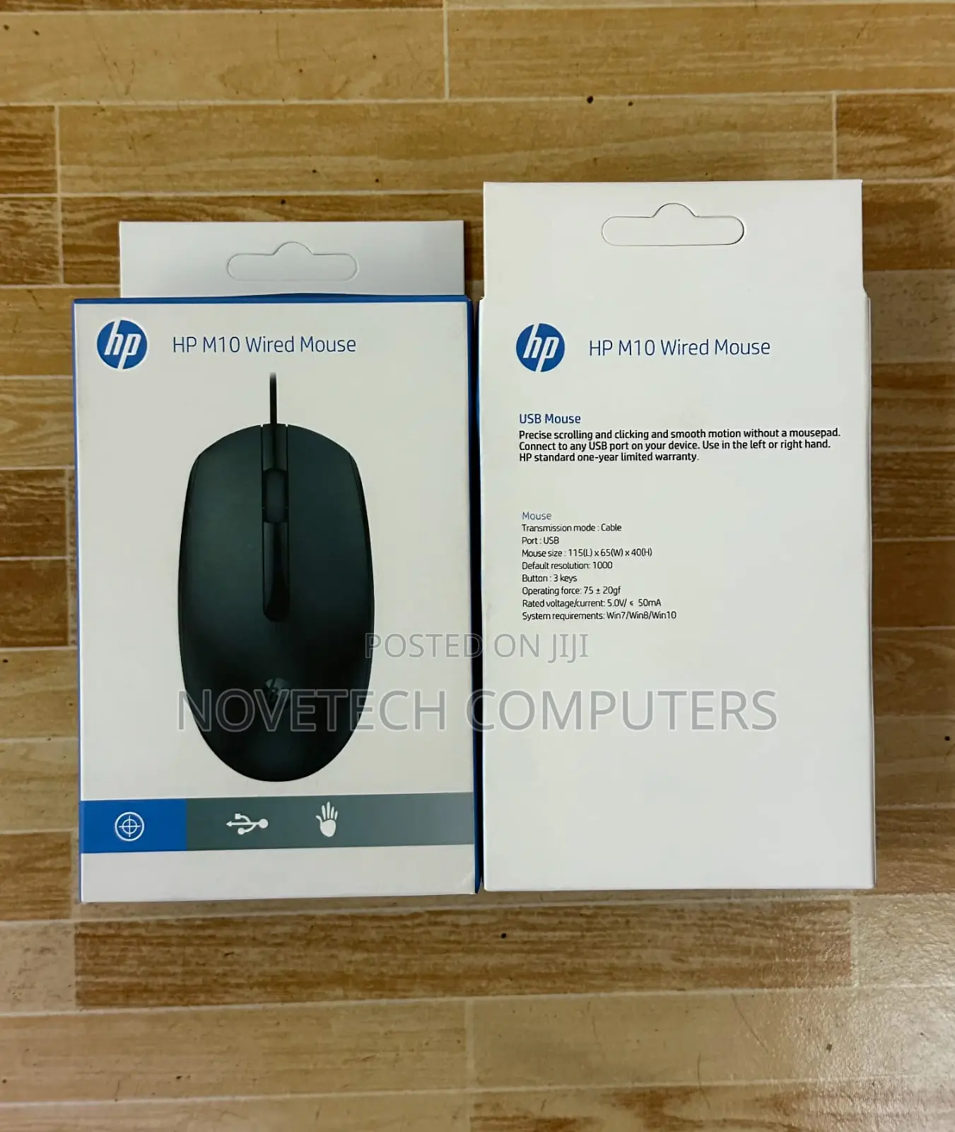Hp M10 Wired Usb Mouse With 3 Buttons High Definition