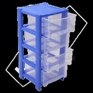 One Piece Four Stucks Plastic Drawers