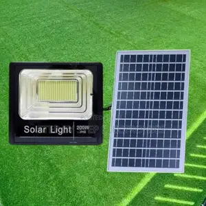 Large Battery 200 Watts Outdoor Security Solar Flood Light