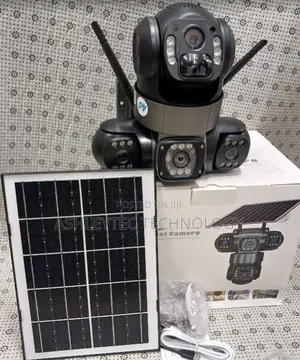 Triple Lens V380 Solar 4g Network Camera Solar