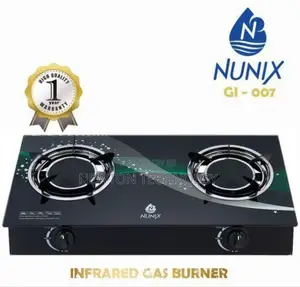 Glass Top Table Infrared Cooker Nunix 2 Burner