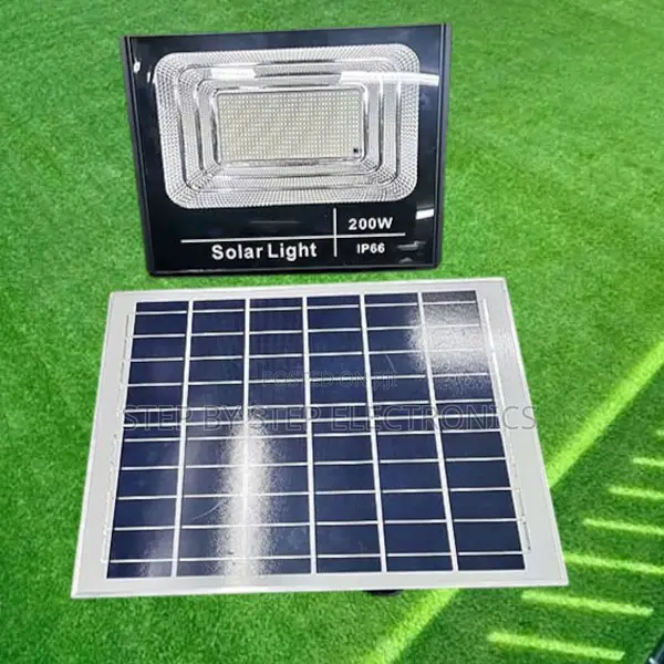 Easy Installation 200wsolar Flood Light With Remote Control