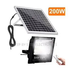 200 W Solar Flood Light-With Remote Control-Auto on and Off