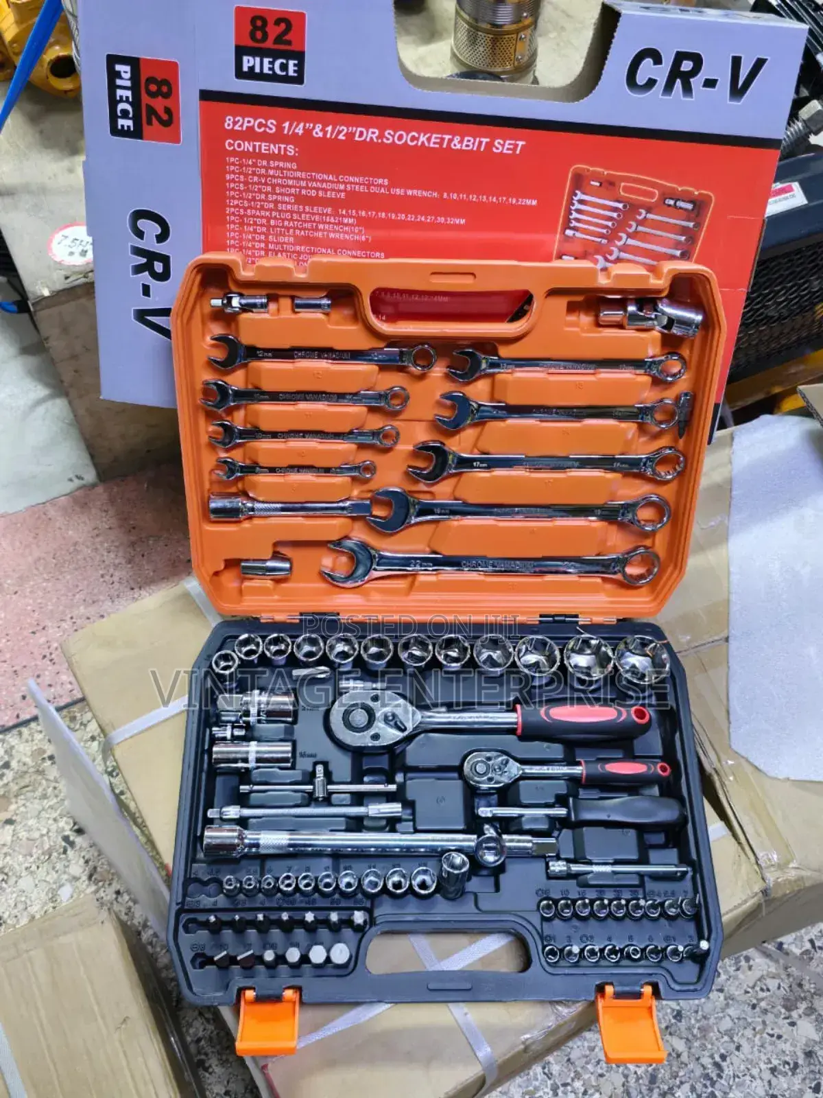86pcs Chrome Set Mechanical Set