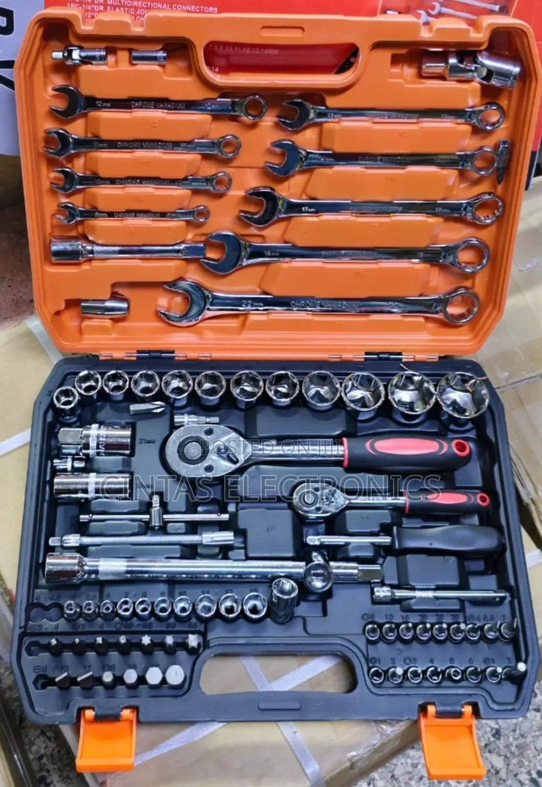 82pc Chrome Rachet Spanner Set