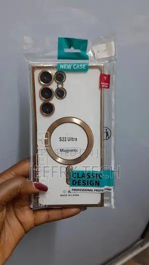 Raleavo Plated Magnetic Case for Samsung Galaxy S22 Ultr